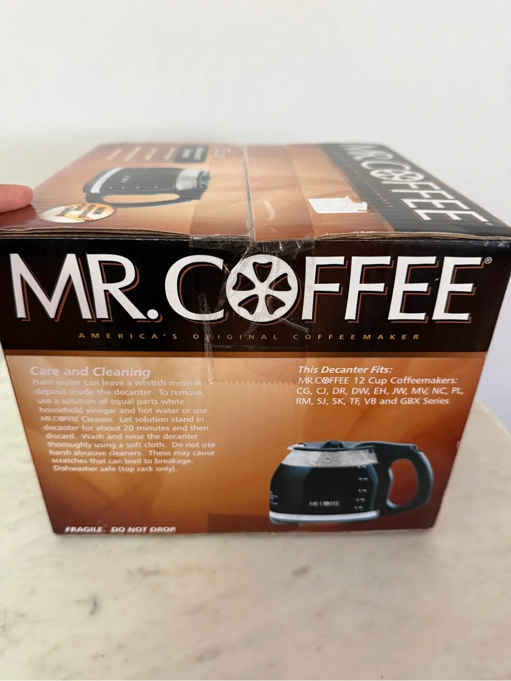 Mr. Coffee 12 Cup Glass Replacement Coffee Carafe, Genuine NEW IN BOX!